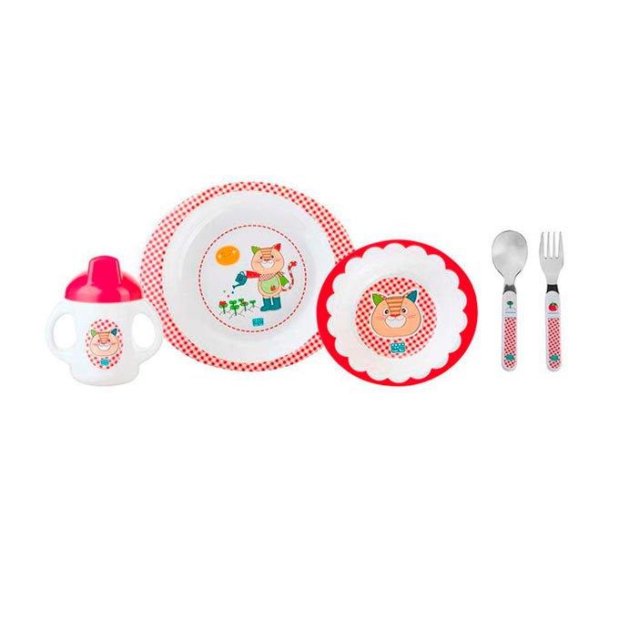 Vajilla 5 piezas modelo picnic Saro