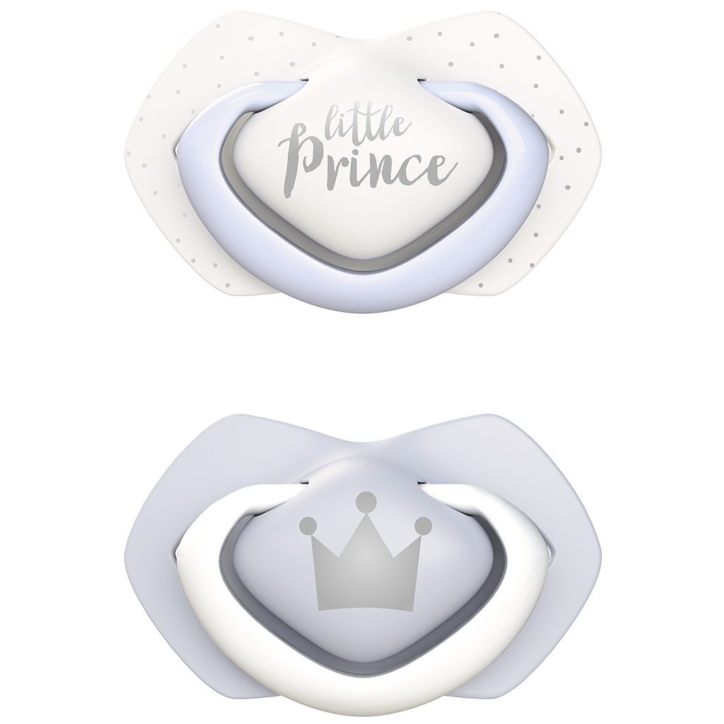CHUPETE SILICONA ROYAL BABY AZUL